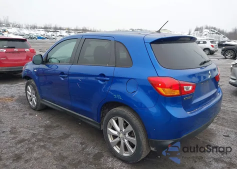 2015 Mitsubishi Outlander Sport Es из США, поврежденный, VIN 4A4AR3AW4FE054727